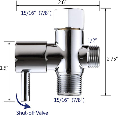 Stainless Steel Handheld Bidet Sprayer for Toilet, Cloth Diapers & Feminine Hygiene