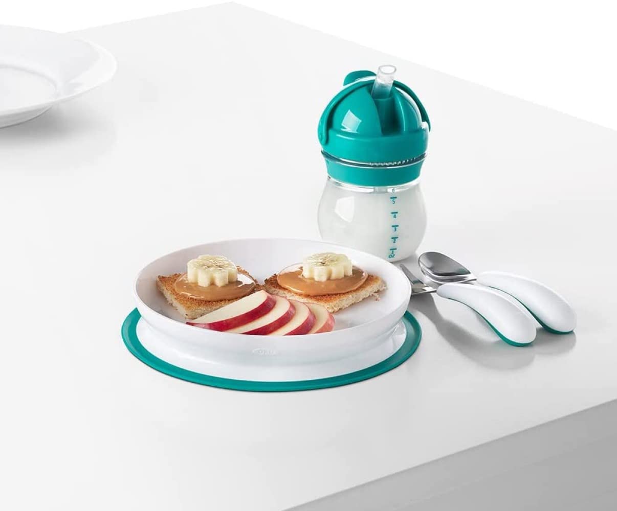 OXO Tot Stick and Stay Suction Plate - Blossom