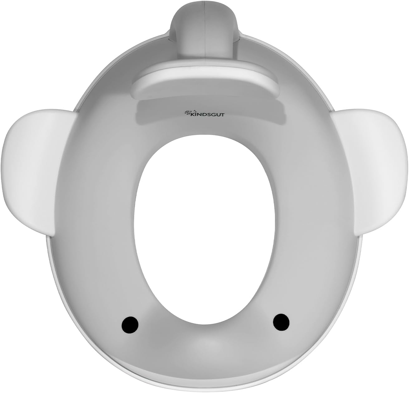 Kindsgut Whale Potty Training Seat for Toddlers – Kids Toilet Seat with Backrest, Non-Slip, Fits Round & Oval Toilet Seats, Designed in Germany, Peach
