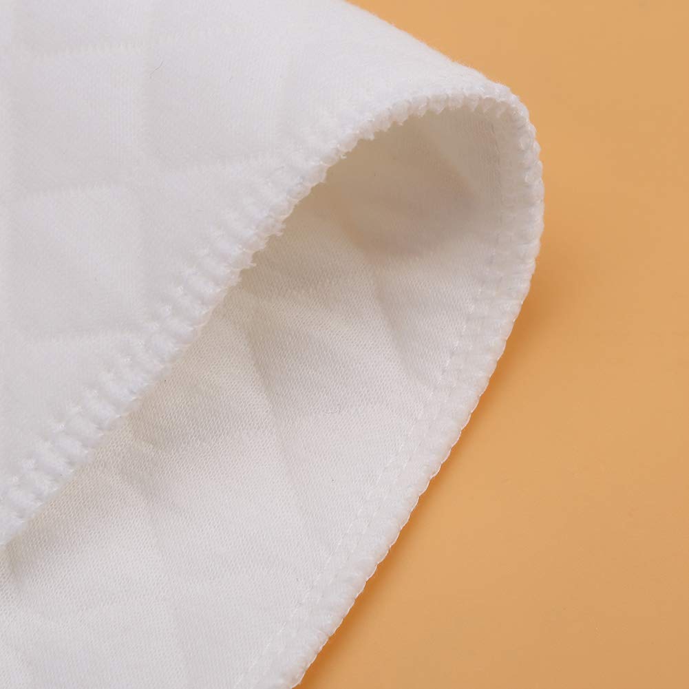 Soft Diaper, 10PCS Breathable Baby Toddler Cotton Modern Cloth Nappy Liners Double Water Absorb Reusable Fits Most Babies (Six Layers 32x12cm)