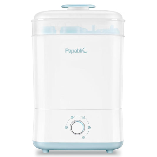 Papablic Baby Bottle Sterilizer and Dryer Pro, Esterilizador De Biberones, Electric Steam Sterilizer for Baby Bottles, Pacifiers, and Pump Parts, Large Capacity 10 Bottles