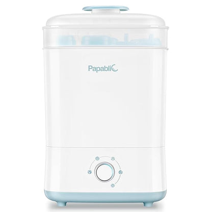 Papablic Baby Bottle Sterilizer and Dryer Pro, Esterilizador De Biberones, Electric Steam Sterilizer for Baby Bottles, Pacifiers, and Pump Parts, Large Capacity 10 Bottles