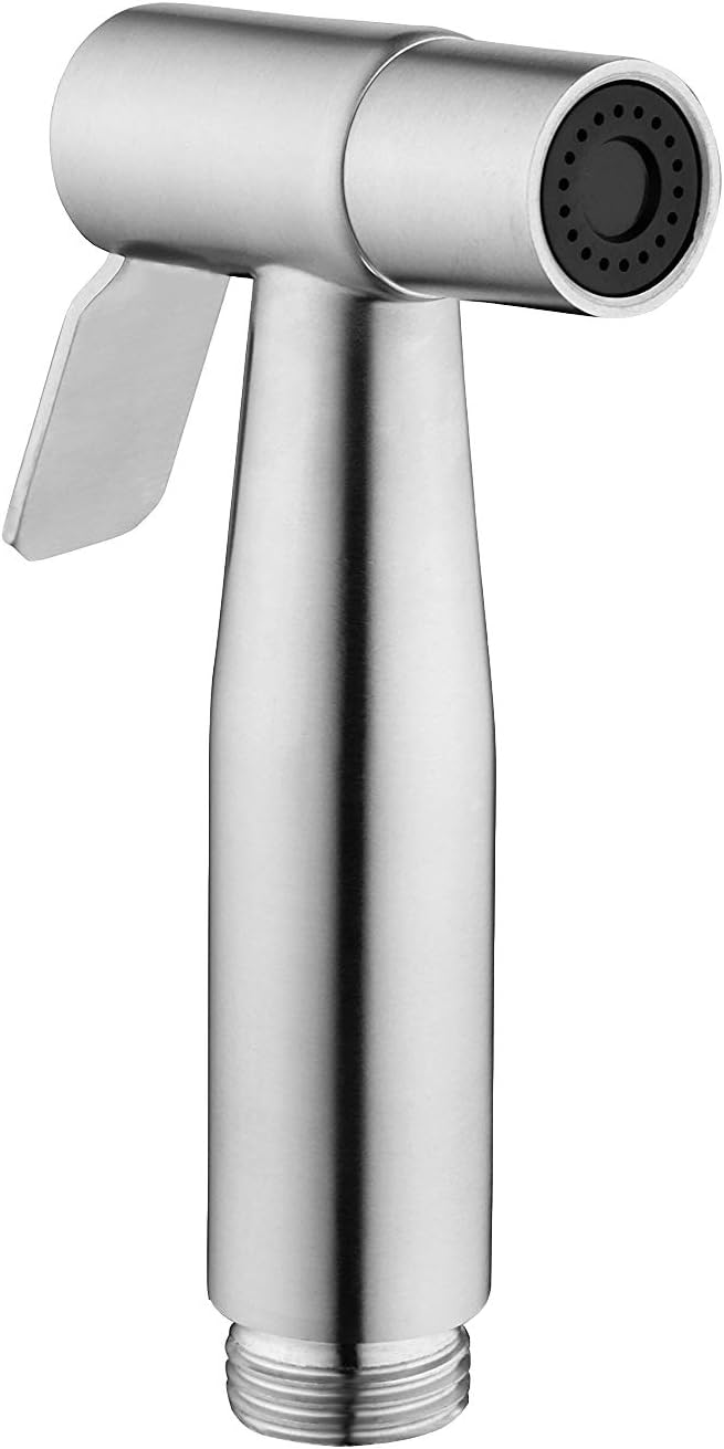 Dual Mode Toilet Bidet Sprayer Head – Chrome Finish Handheld Bidet for Toilet & Bathroom Cleaning – Cloth Diaper Sprayer, Muslim Shower, Jet Spray – G1/2 Coupling