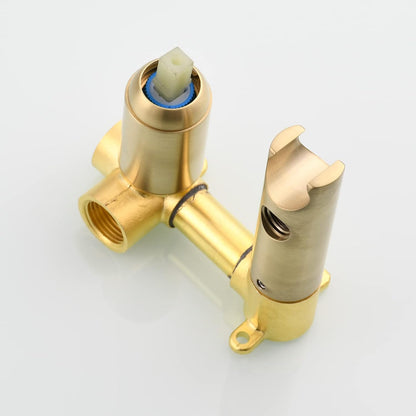 Tecmolog Stainless Steel Bathroom Bidet Sprayer Set Concealed Bidet Sprayer for Toilet Hot and Cold Handheld Cloth Diaper Sprayer Kit