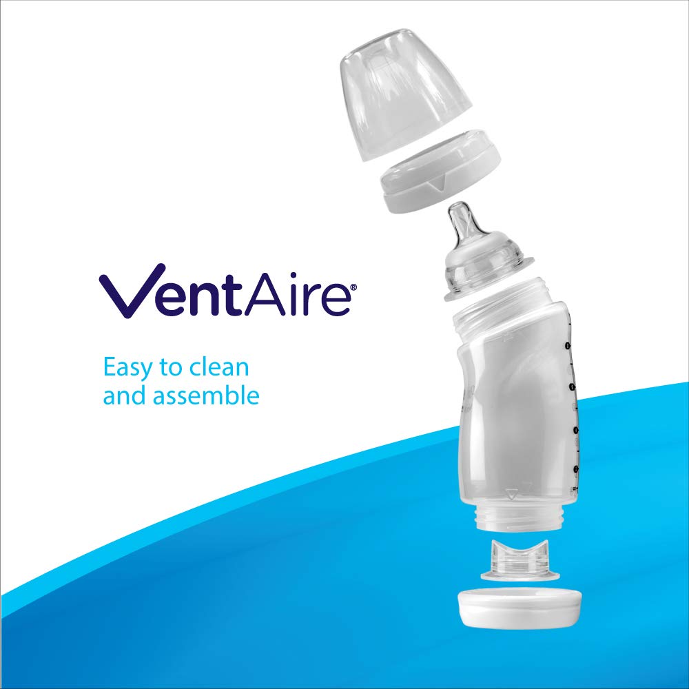 Playtex Baby Ventaire Anti Colic Baby Bottle, BPA Free, 9 Ounce - 3 Count