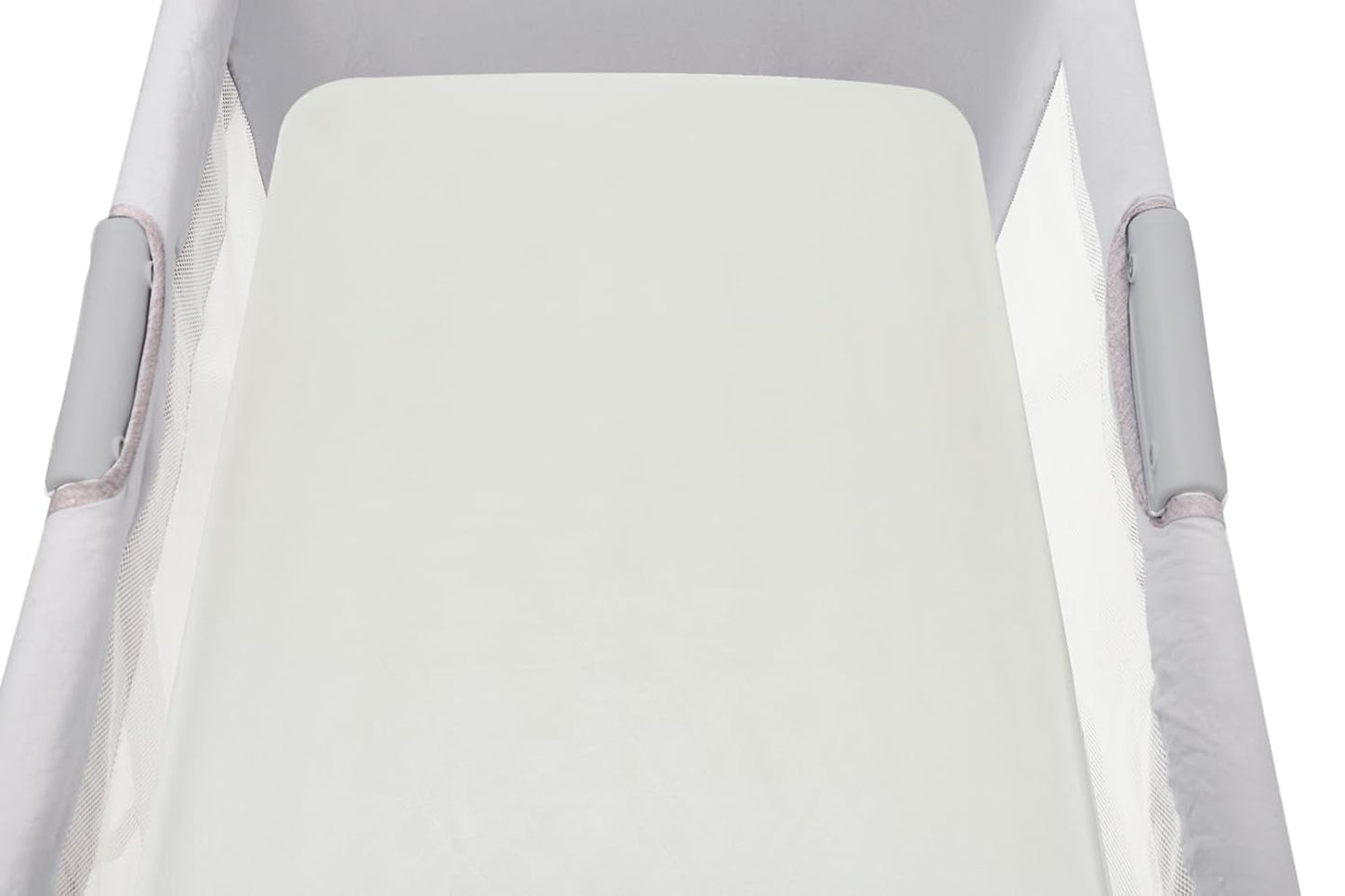 Knlpruhk Silk Bassinet Sheet 100% Pure Mulberry Silk 35"x20" Compatible with Large Bedside Sleeper Bassinet for Baby Hair 19 Momme 6A High Grade Fibers Ultra Soft Smooth Breathable Grey