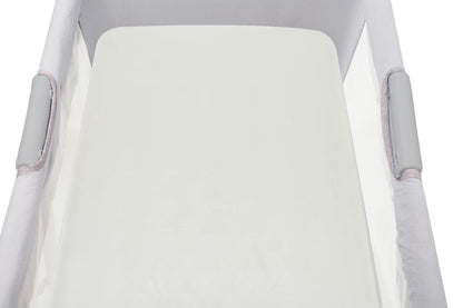 Knlpruhk Silk Bassinet Sheet 100% Pure Mulberry Silk 35"x20" Compatible with Large Bedside Sleeper Bassinet for Baby Hair 19 Momme 6A High Grade Fibers Ultra Soft Smooth Breathable Grey