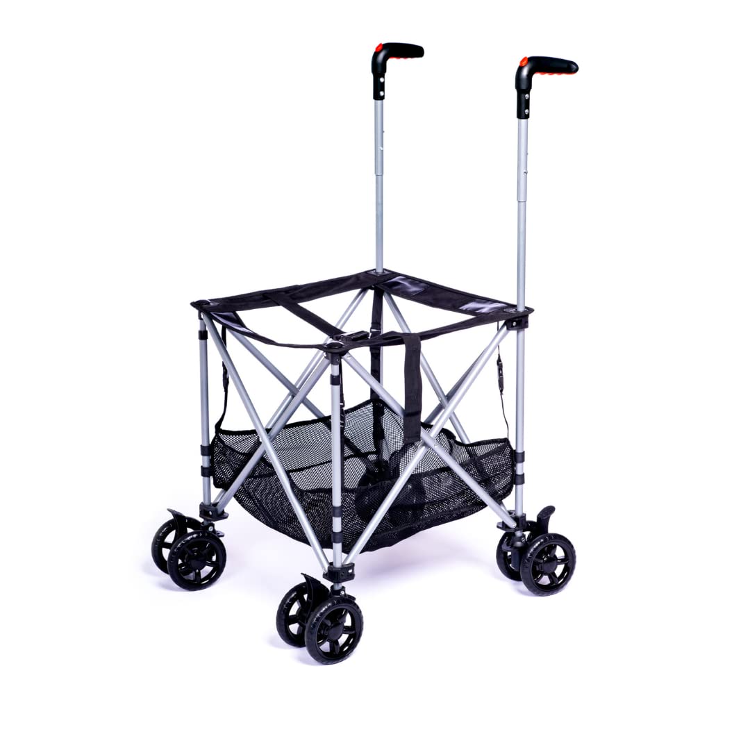 Strolyy Universal Infant Car Seat Carrier. Adds Wheels to Any car seat. Compact & Lightweight. Fits Everywhere.