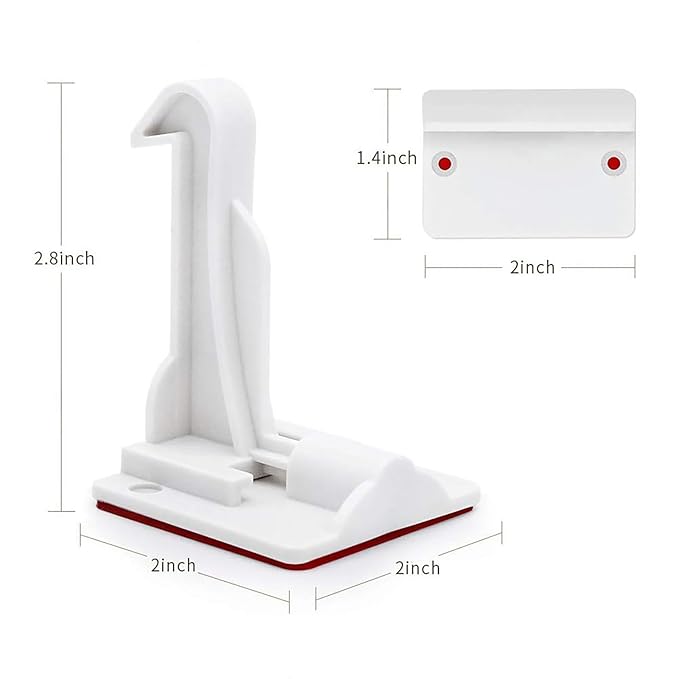 20 Pack Upgraded Invisible Baby Proofing Cabinet Latch Locks - No Drilling or Tools Required, Children Proof Cupboard Drawers Latches, Works with Most Cabinets and Drawers - Adhesive Easy Installation