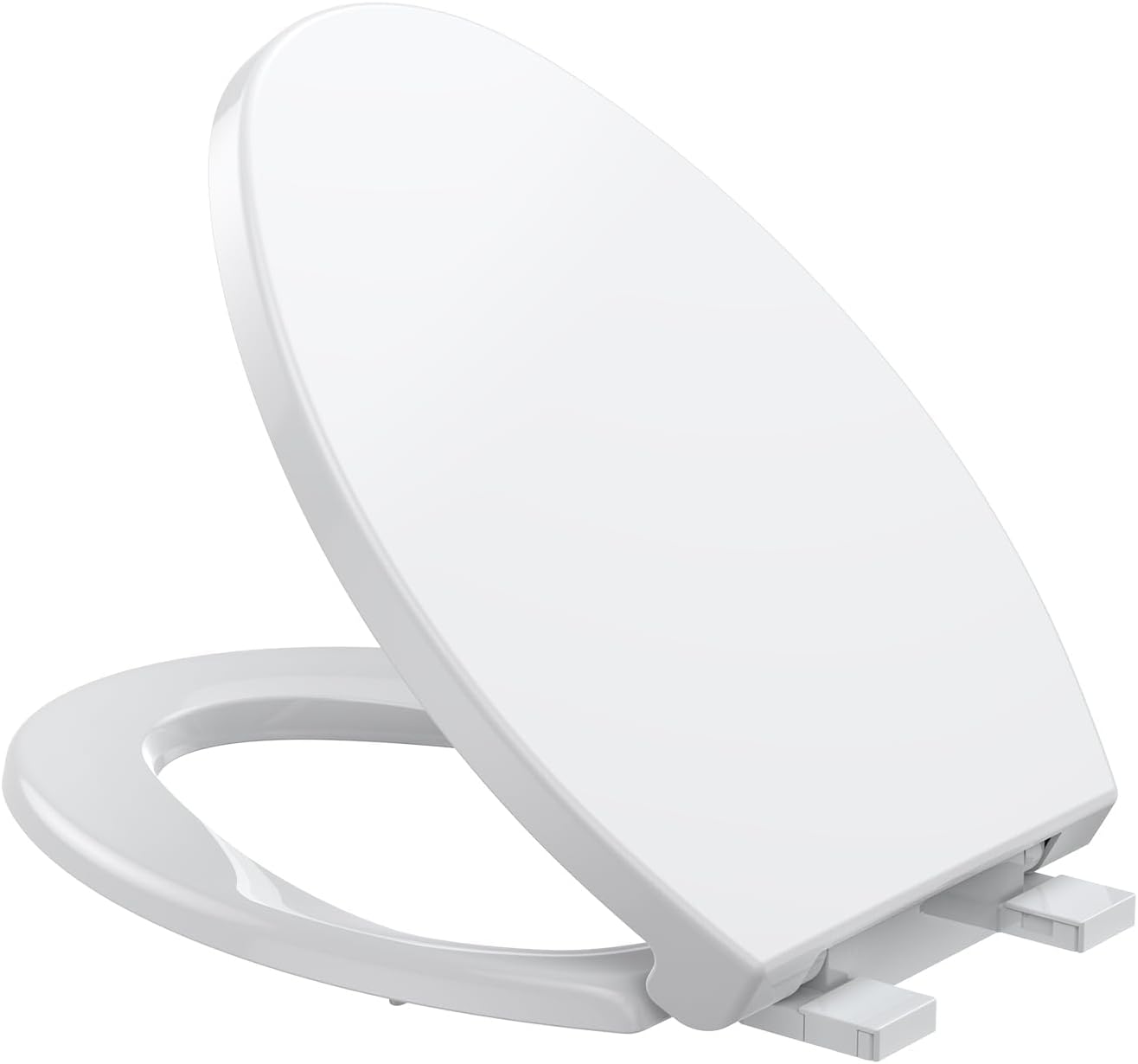 Toilet Seat with Toddler Seat Elongated, PP Material Family Toilet Seat Cover, Soft Close Adult & Toddler Seats, Easy to Clean, Safe Potty Training Solution for Kids, Bathroom Upgrade for Home
