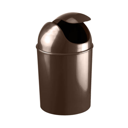 Umbra 1.25 Gallon Mini Waste Can with Removable Swing-Top Lid - Small Garbage Bin for Kitchen, Bathroom, Bedroom, Office - Compact Trash Can Fit Under Tables & Counters - Yellow