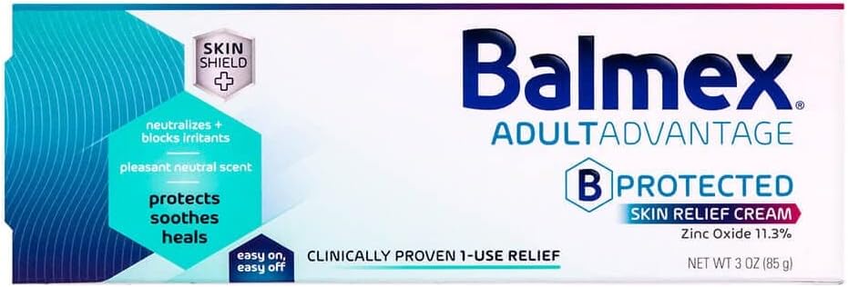 Balmex Adult Care Rash Cream, 12oz, (Pack of 2)