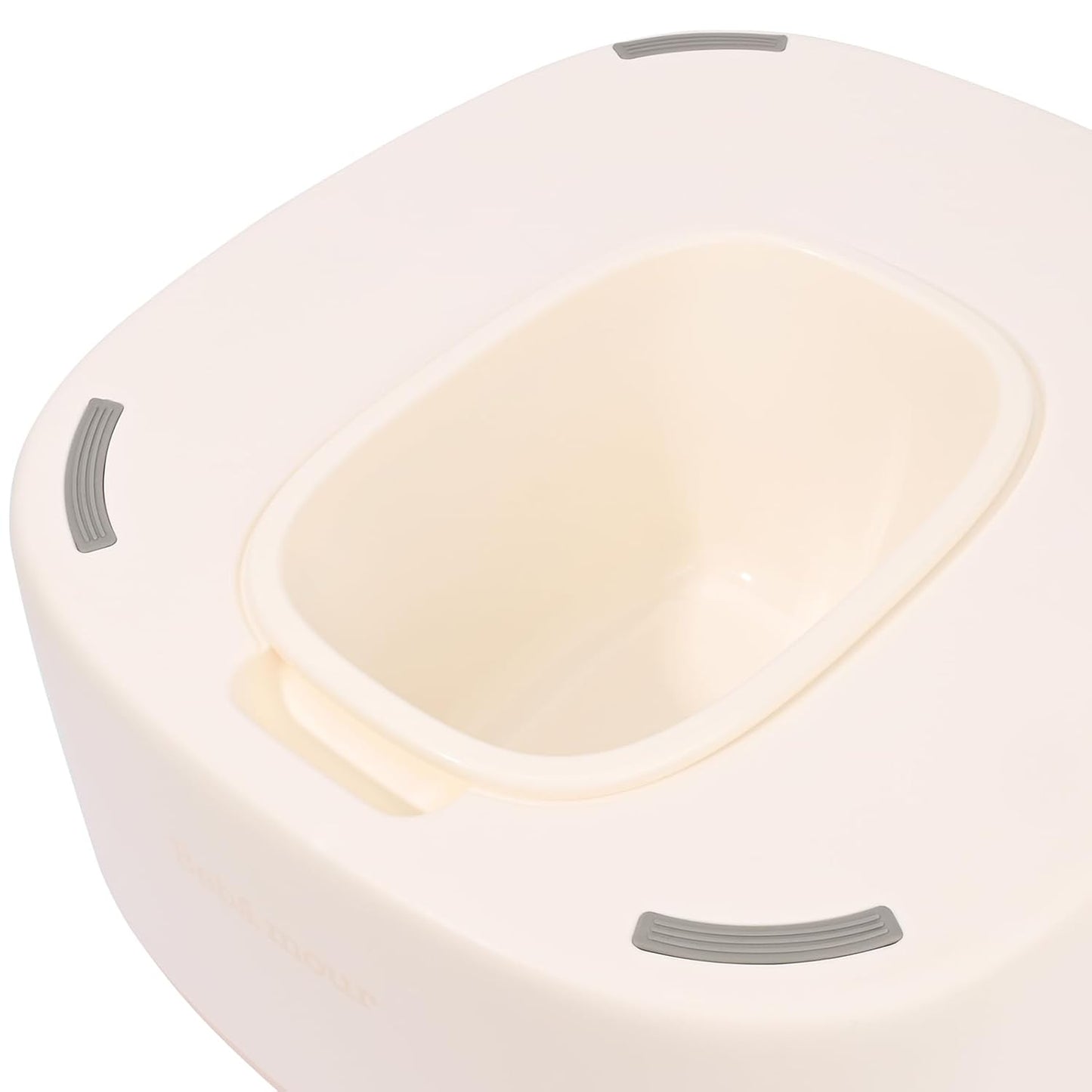 Bebamour Potty Training Toilet 3 in 1 Multi-Functional Potty Seat Detachable Baby Potty Step Stool Anti-Slip Stable Potty Training Toilet with 100 Pack Trash Bags for Baby Toddler Kids(Grey)