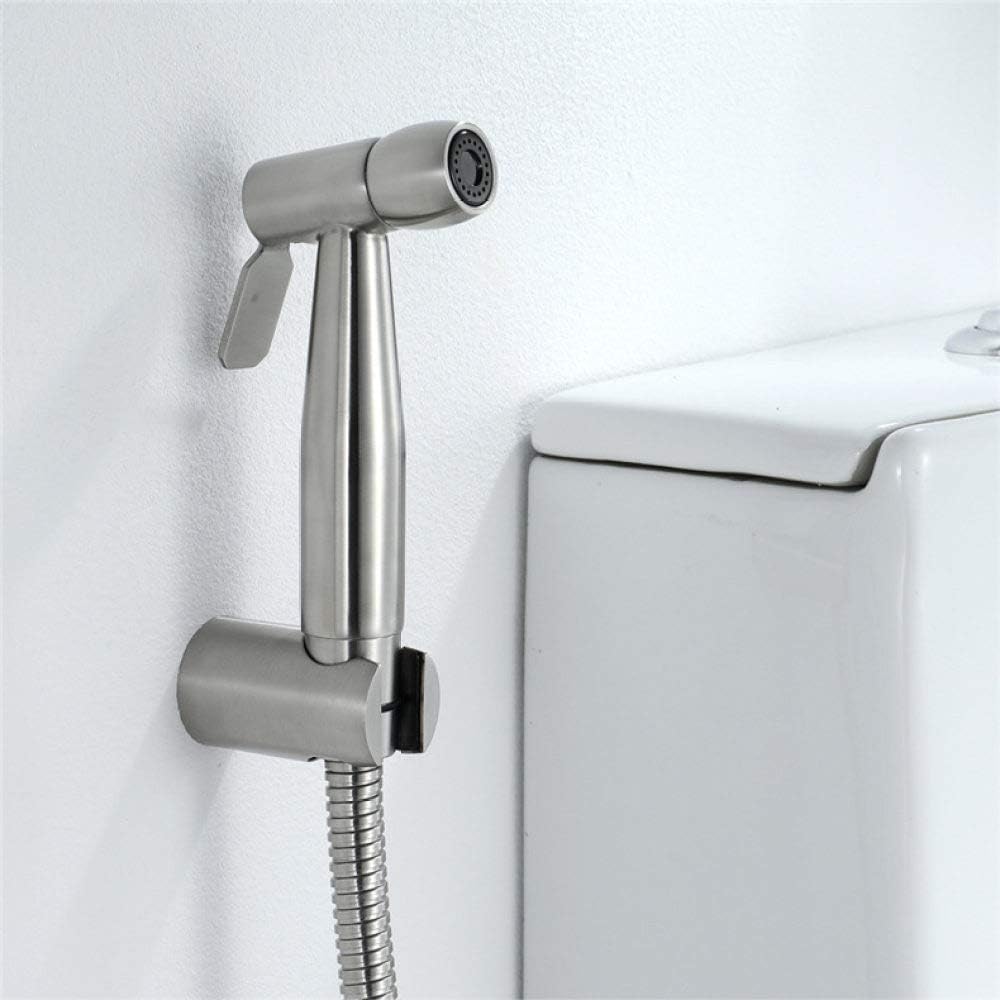 Hand HeldSprayer for Toilet,Round Toilet Flushing Faucet Sprayer Diaper Sprayer for Toilet Water Sprayer-Adjustable Pressure Control