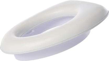 Dreambaby Soft Touch Potty Seat - Comfortable Padded Seat - With High Base Underneath for Secure Positioning - Fit Most Standard Toilets - White - Model L604