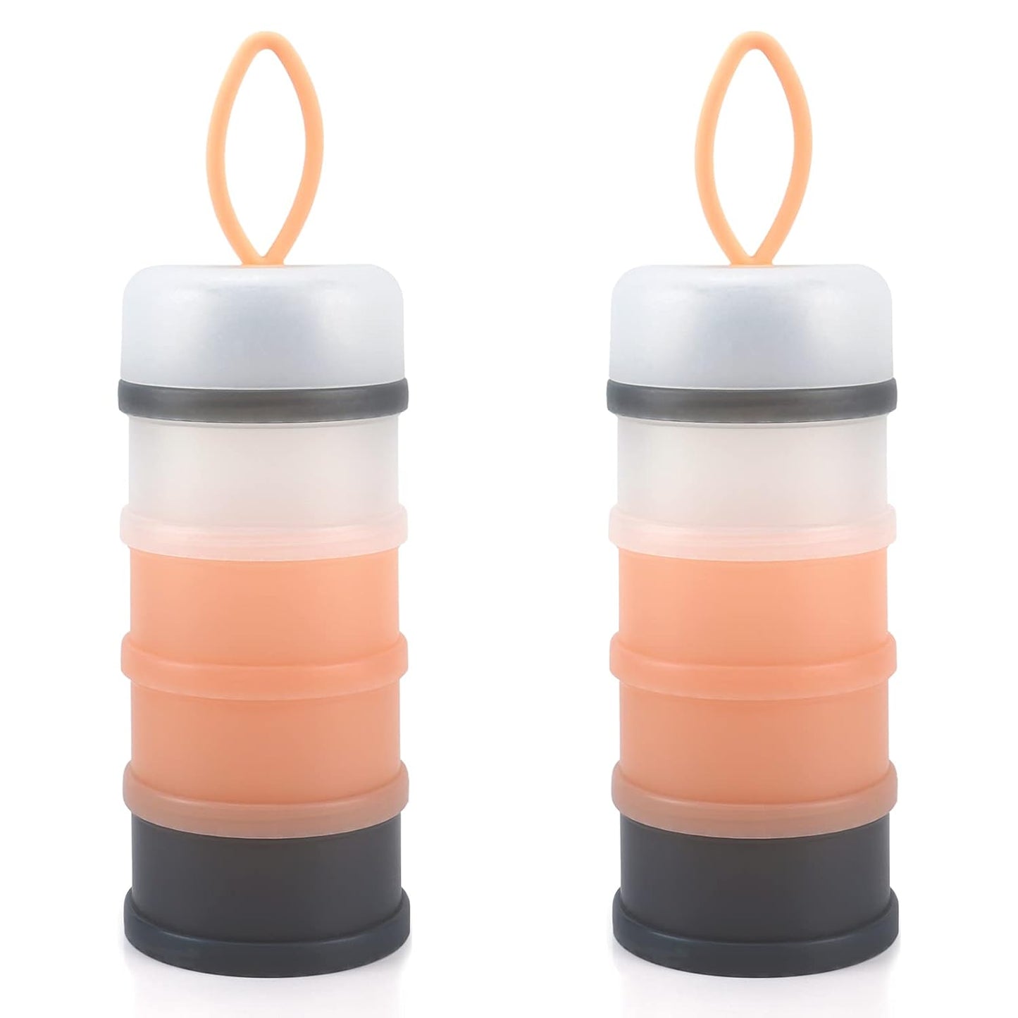 Accmor Baby Formula Dispenser On The Go, Stackable Formula Dispenser Formula Container to Go, Non-Spill Portable Milk Powder Kids Snack Storage Container, BPA Free