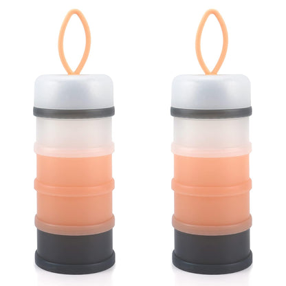 Accmor Baby Formula Dispenser On The Go, Stackable Formula Dispenser Formula Container to Go, Non-Spill Portable Milk Powder Kids Snack Storage Container, BPA Free