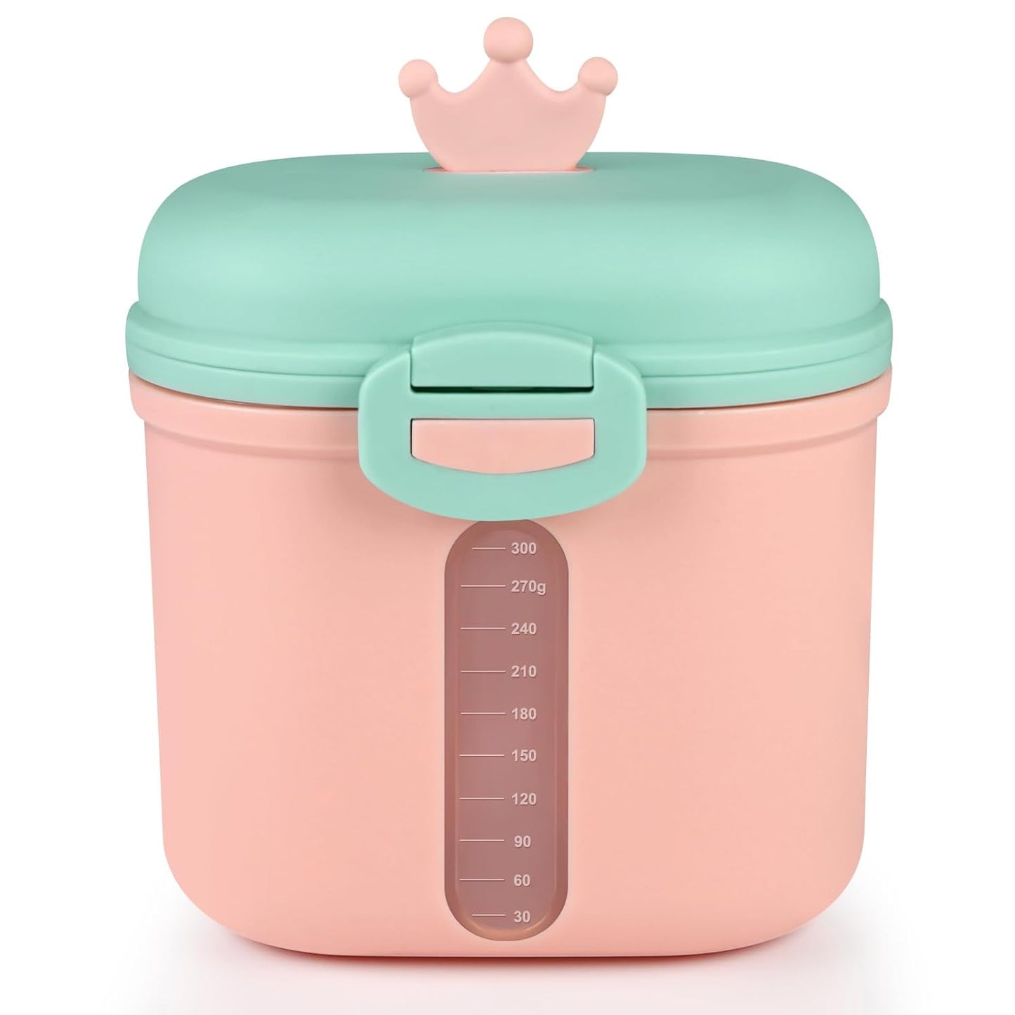 Accmor Baby Formula Dispense On The Go, Portable Milk Powder Formula Dispenser with Scoop,Formula Containers for Travel Hold 8.5oz/240g Formula,Green