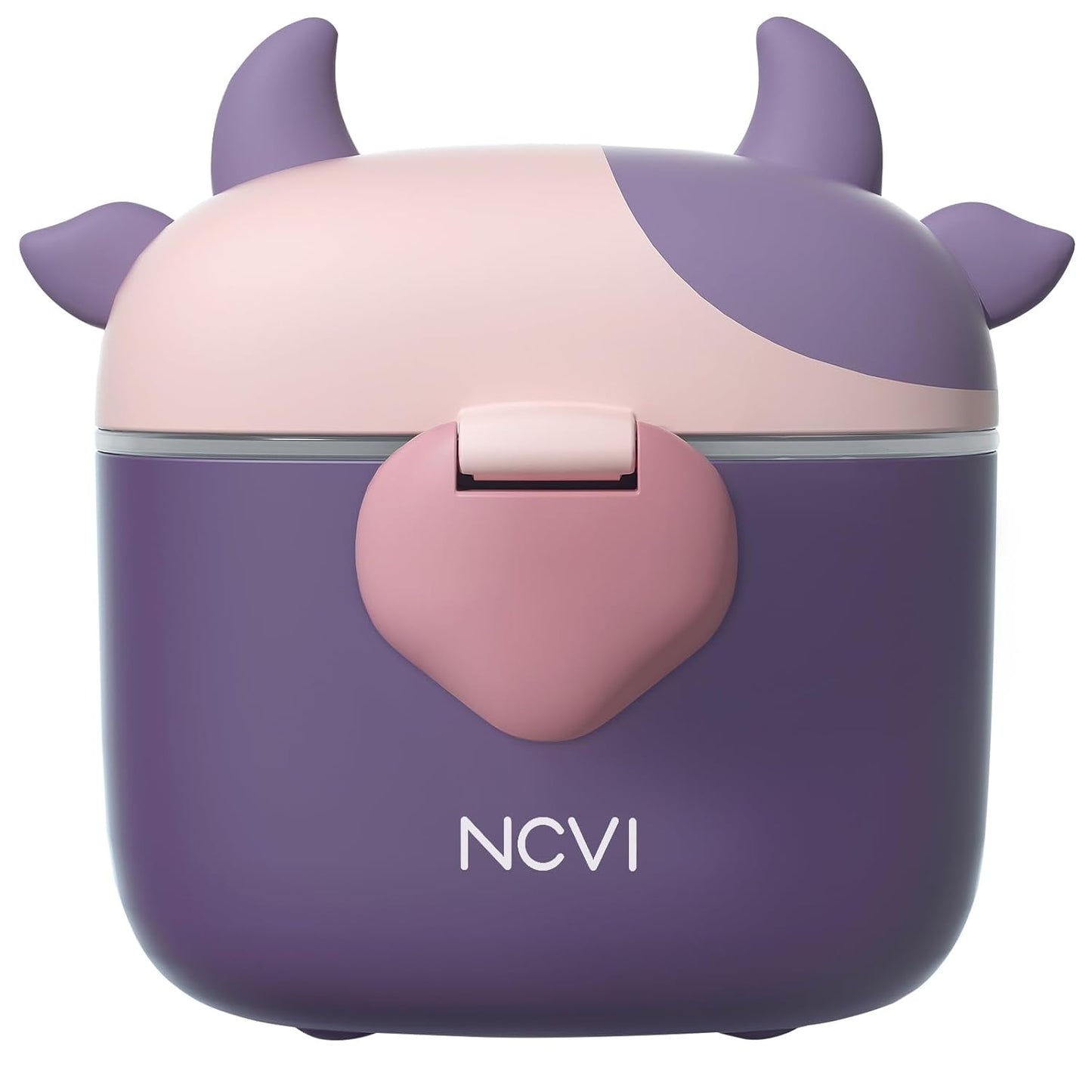 NCVI Baby Formula Dispenser On The Go, Formula Container To Go, Formula Holder for Travel, Outdoor Picnic with Baby Infant, Portable Container for Milk Powder, Snacks, Candy, Fruits (Pink)