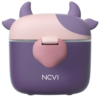 NCVI Baby Formula Dispenser On The Go, Formula Container To Go, Formula Holder for Travel, Outdoor Picnic with Baby Infant, Portable Container for Milk Powder, Snacks, Candy, Fruits (Pink)