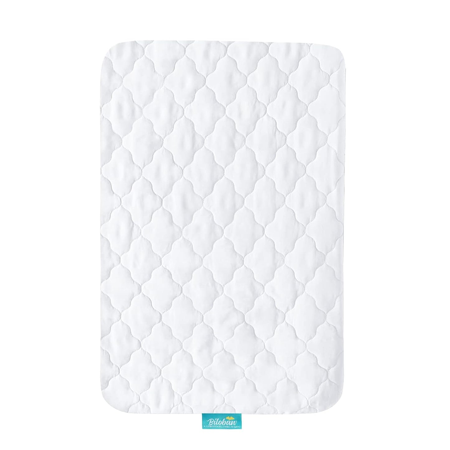 Pack and Play Sheets Mattress Pad Protector Fitted Waterproof Playard Mattress Cover, Compatible with Graco Pack n Play & Dream On Me & Pamo Babe, Playpen/Playard Sheet Quilted, Gray, 39" x 27"