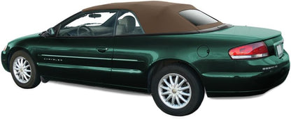 Sierra Auto Tops Convertible Top Replacement for Chrysler Sebring/Stratus 2001-2006, Sailcloth Vinyl, Black