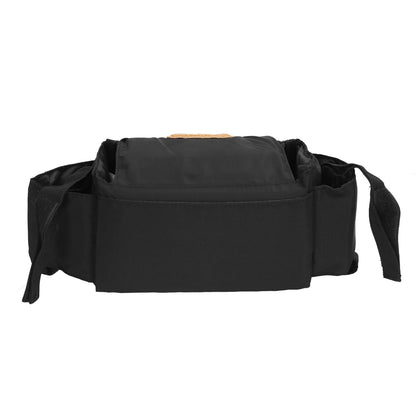 Stroller Organizer Bag with Insulated Cup Holders, Large Storage Space, Polyester, Portable with Shoulder Strap, for Diapers Phones Toys