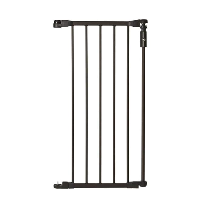 Toddleroo by North States - 6-Bar Extension for Deluxe Décor Gate: 15 Inch Baby Gate Extension - Add Up to 6 Extenders - Matte Bronze
