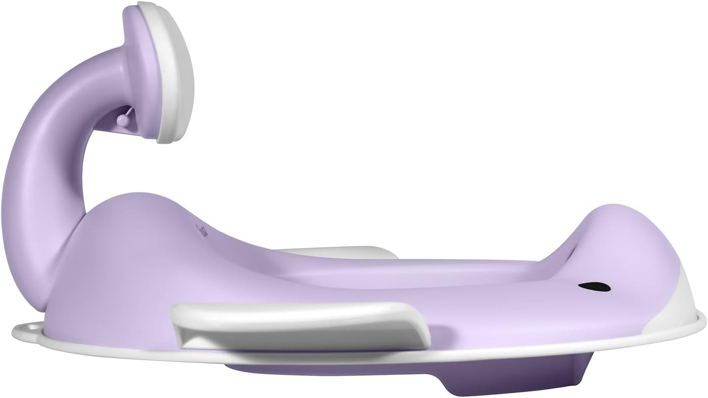 Kindsgut Whale Potty Training Seat for Toddlers – Kids Toilet Seat with Backrest, Non-Slip, Fits Round & Oval Toilet Seats, Designed in Germany, Peach