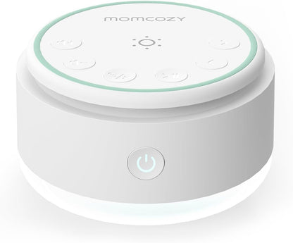 Momcozy Sound Machine for Baby-20 Soothing Sounds & Touch Warm Light Portable White Noise for Kids & Adults for Sleeping Timer and Memory | Ideal Travel Companion & Nursery Must-Have