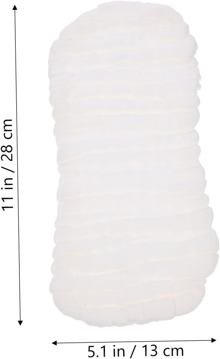 Abaodam 10pcs Newborn Cloth Diapers Liners Soft Absorbent Washable Inserts for Peanut-Shaped Design for Leak Prevention Breathable Cotton Material