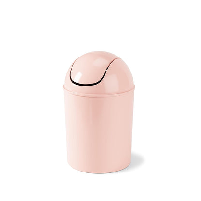 Umbra 1.25 Gallon Mini Waste Can with Removable Swing-Top Lid - Small Garbage Bin for Kitchen, Bathroom, Bedroom, Office - Compact Trash Can Fit Under Tables & Counters - Yellow