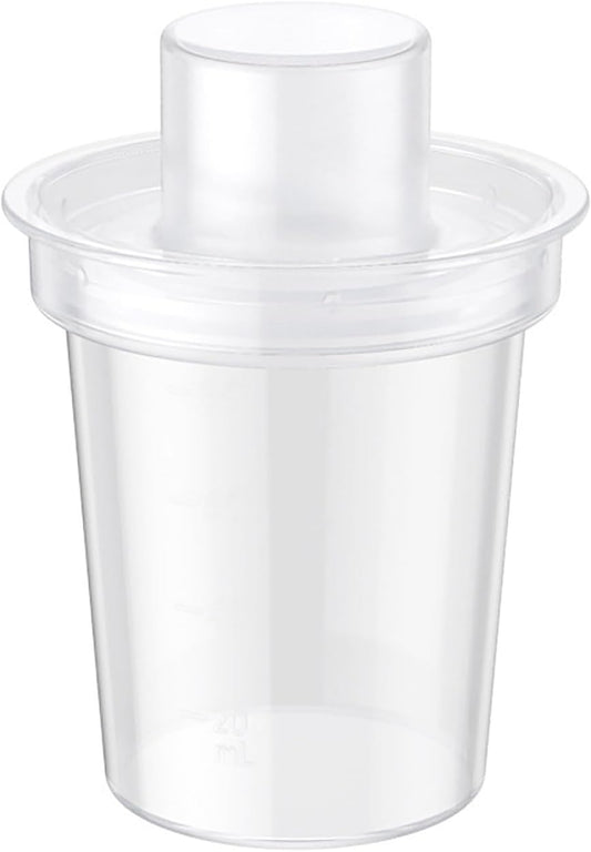 6pcs Baby Milk Powder Dispenser, Baby Formula Dispenser, Formula Dispenser, Travel Milk Powder Container, Snack Storage Box Milk Powder Kids Snack Container 80ml (Clear, 8.4X5.5X5.5CM)