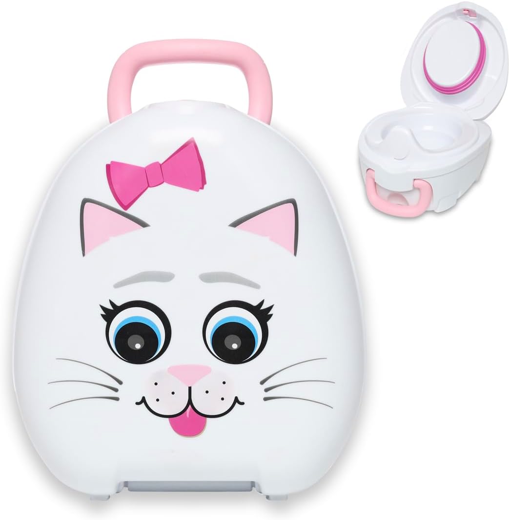 My Carry Potty - Ladybug Travel Potty, Award-Winning Portable Toddler Toilet Seat for Kids to Take Everywhere
