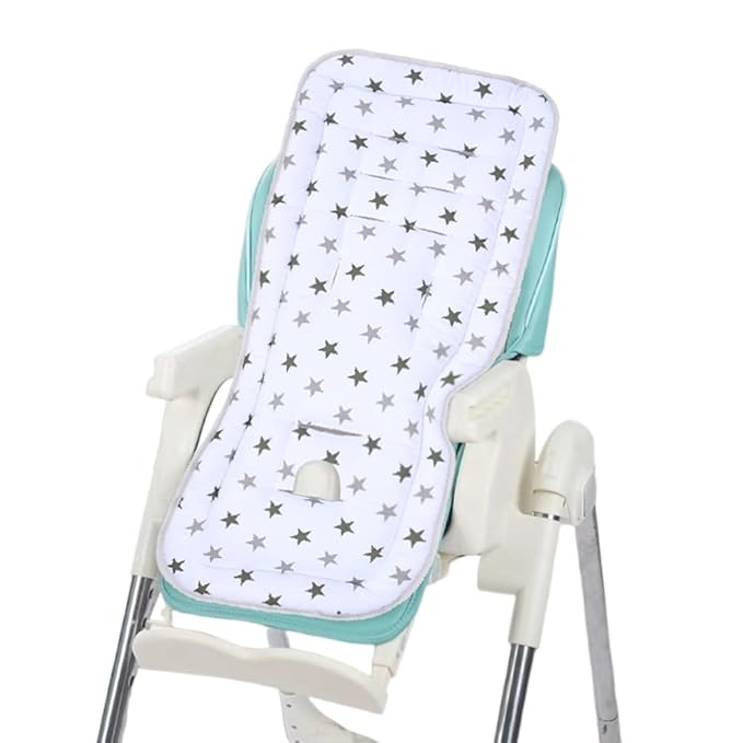 Universal Kids Stroller Seat Liner Cotton Kids Pushchair Cushion Seats Mat Breathable Stroller Liner Insert Mattress Soft Pushchair Seat Pad Pram Cushion Seats Pad Head Neck Body Support for 1-3 Years