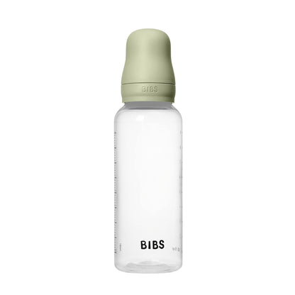 BIBS Baby Bottle 5 oz / 150 ml Silicone Nipple 2 Pack - Anti-Colic, BPA-Free, Round Nipple, Slow Flow, Lightweight & Easy to Clean, Suitable for Newborns 0+ Years - Ivory