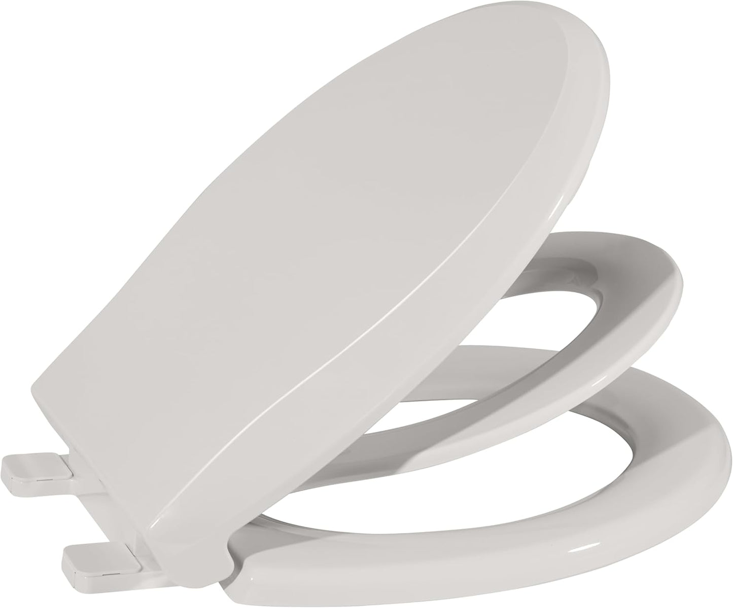 Toilet Seat, Elongated Toilet Seat with Toddler Seat Built in, Potty Training Toilet Seat Elongated Fits Both Adult and Child, with Slow Close and Magnets- Elongated