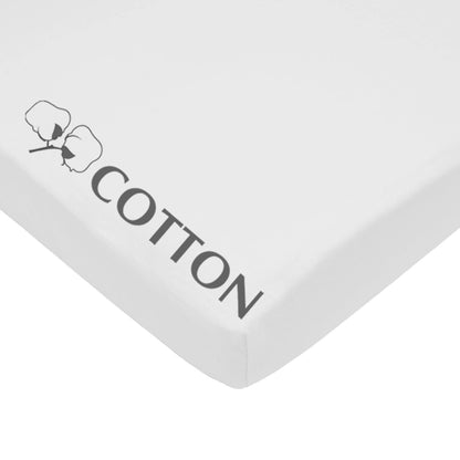 American Baby Company 100% Natural Cotton Fitted Pack and Play Sheet 39" x 27" - Soft & Breathable Pack N Play Sheet for Playpen, Playard & Mini Crib Mattress, Navy Whale, for Boys & Girls