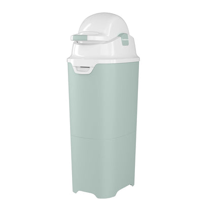 Foundations Tall Diaper Pail with Airtight Lid - Durable & Odorless Diaper Disposal, Large Capacity, Holds up to 60 Newborn Diapers, Refill with Any Bags, Baby Registry Gift - Gray (9612057)
