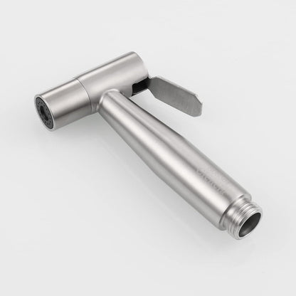 Tecmolog Stainless Steel Bathroom Bidet Sprayer Set Concealed Bidet Sprayer for Toilet Hot and Cold Handheld Cloth Diaper Sprayer Kit