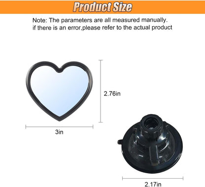 Baby Car Mirror Rear Facing, Wide Angle Convex Back Seat Mirror, 360° Adjustable Clip-On Car Interior Baby Mirror, Shatterproof & No Tools Installation, Universal for Cars SUVs Trucks(Clip)