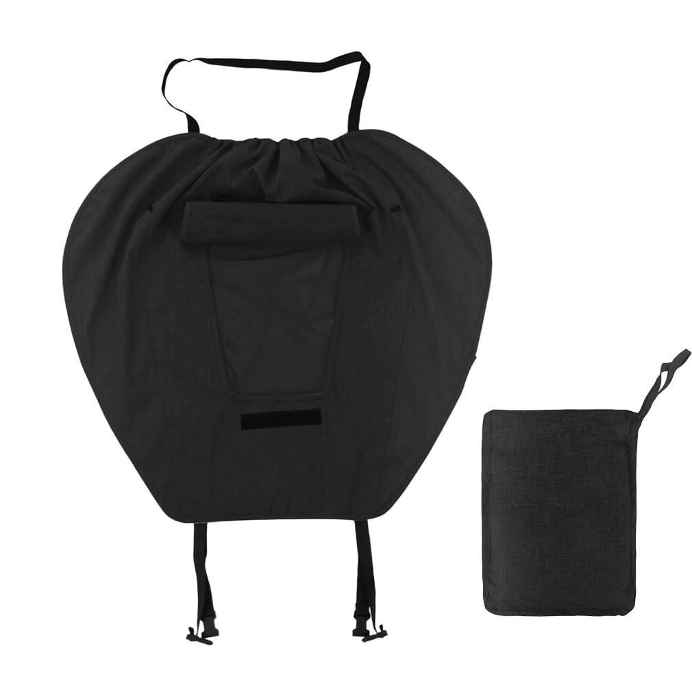 Universal Stroller Sun Shade UV Sun Protection Shade Blackout Cover Waterproof Baby Stroller Cover UPF50+ Pushchair Shield Canopy with Viewing Window Detachable Rain Sunshade Canopy Shield Pram Buggy