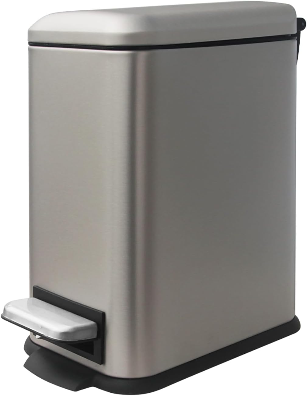 Diaper Pail, Baby Diaper Trash Can with Removal Inner Liner, Childproof Lock, Stainless Steel Garbage Pail with lid, Soft Close, Odor Control Diaper Disposal Bin, 4 Gallon Pink Diaper Can
