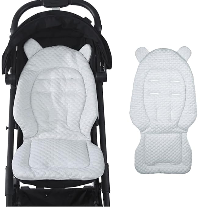 Stroller Seat Liner Universal Reversible Pram Pushchair Cushion Pad Breathable Kids Car Seat Mat Washable Baby Stroller Accessory