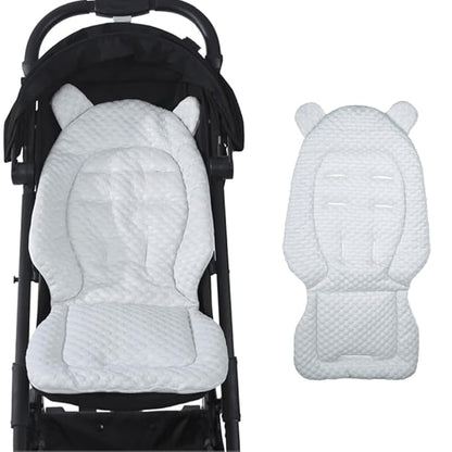 Stroller Seat Liner Universal Reversible Pram Pushchair Cushion Pad Breathable Kids Car Seat Mat Washable Baby Stroller Accessory