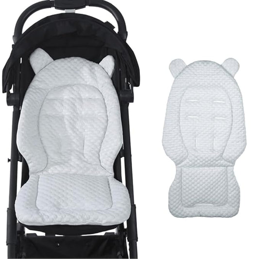 Stroller Seat Liner Universal Reversible Pram Pushchair Cushion Pad Breathable Kids Car Seat Mat Washable Baby Stroller Accessory