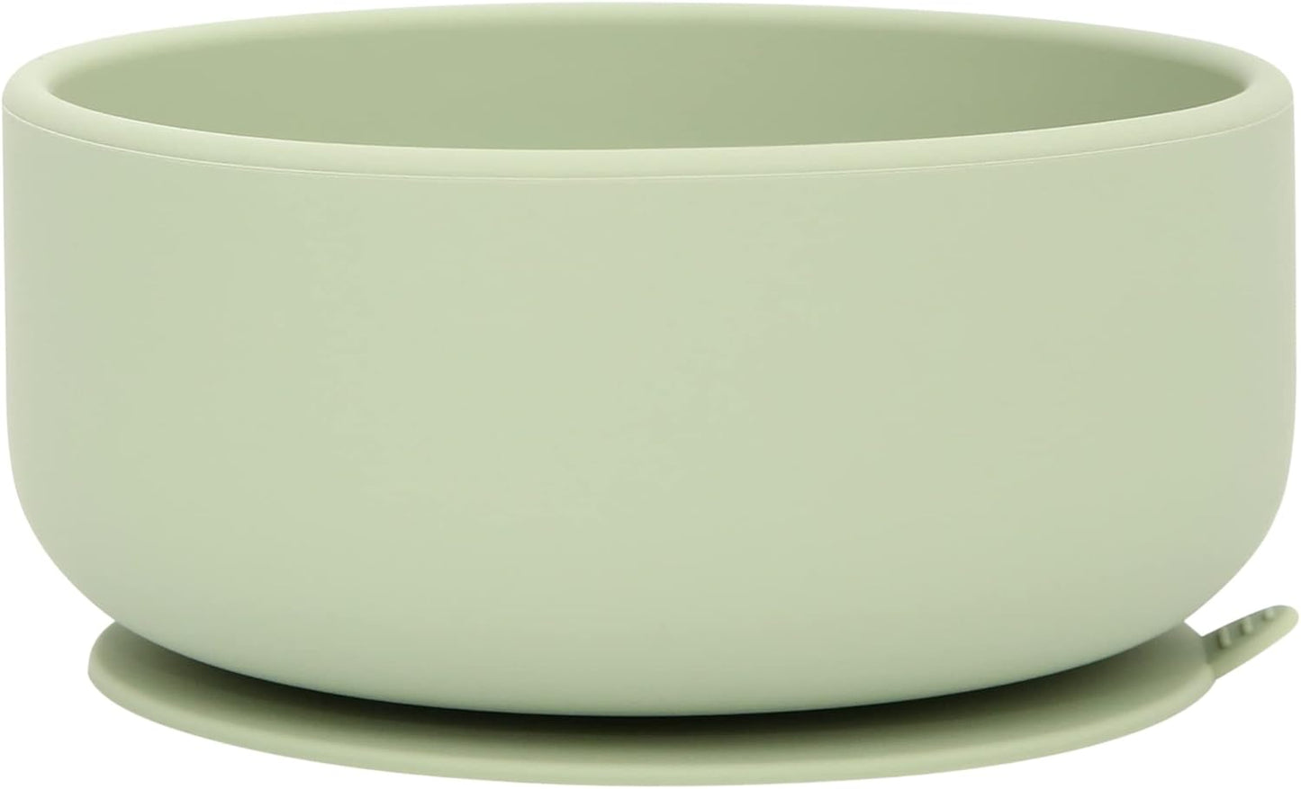 dollop Silicone Suction Bowl | BPA Free | Dishwasher & Microwave Safe (Slate Blue)