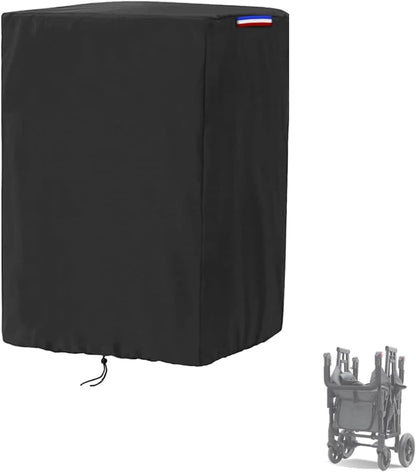 Wagon Cover Compatible with Wonderfold Wagon W4 Original(Cover Only),Waterproof 420D Stroller Wagon Covers for Keenz Wagon Stroller 4 seater-29"L x 28"W x 43"H