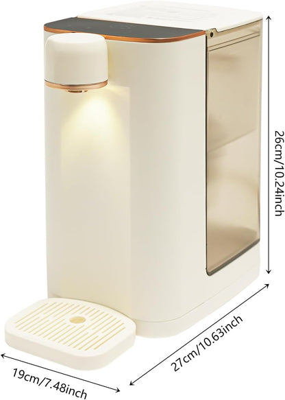 Instant Hot Water Dispenser 2000W Electric Kettles Countertop Water Filter Baby Bottle Warmer Formula Dispenser w/Safety Lock Adjustable Temperatures & 3 Water Outputs for Home Office