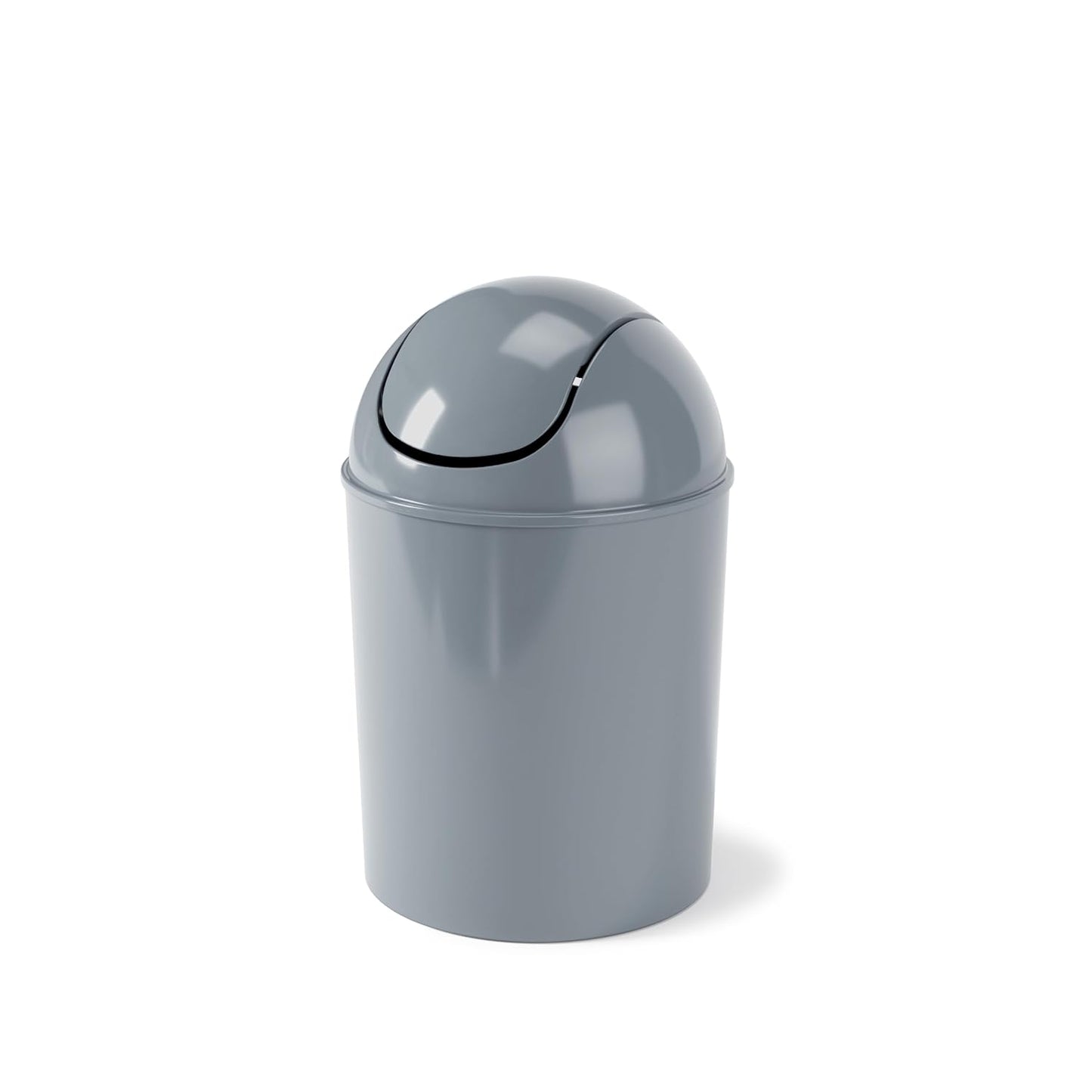 Umbra 1.25 Gallon Mini Waste Can with Removable Swing-Top Lid - Small Garbage Bin for Kitchen, Bathroom, Bedroom, Office - Compact Trash Can Fit Under Tables & Counters - Yellow